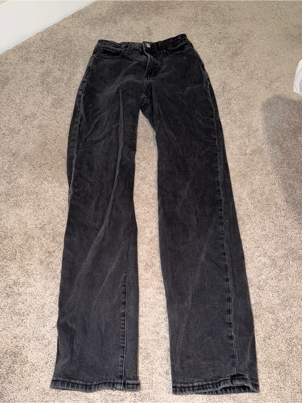 Old Navy Black Straight Leg Jeans